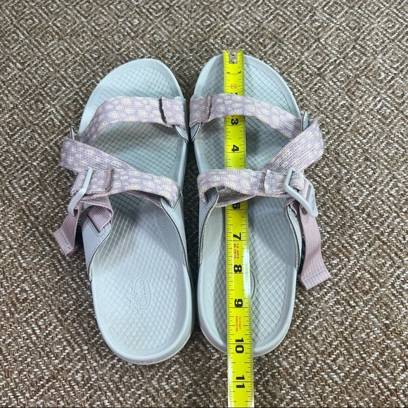 Chaco Lowdown Slide Strappy Sport Sandals Mauve Women's US Sz 8 Casual Water EUC - Picture 3 of 8